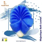 Majestique Loofah with Active Spheres and Oval Loofah Mesh Bath Shower Sponge 