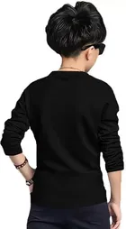 Round Neck Full Sleeves Printed T-Shirt for Boys 