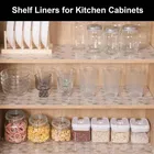 White Lily PVC Kitchen Cabinet Shelf Mat Kitchen Mat EVA Food Grade Multipurpose Washable Anti Slip Mat/Sheet for Fridge, Shelf Liner, Table, Kitchen Drawer mat 