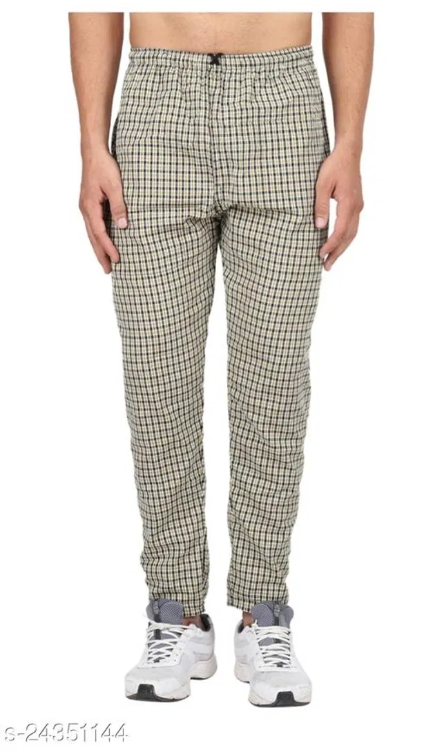 Cotton Blend Trouser for Mens (Grey, 34)