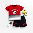 Cotton Blend Printed Clothing Set for Boys 