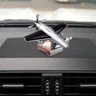 Dhairya Creation Silver Solar Glider Airplane Perfume for Car Dashboard Decoration- Pack of 1