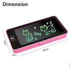 Writing Tablet Pencil Case for Kids – 2 in 1 LCD Digital Slate for Kids, E-Note Pad, Pencil Box for Kids, Doodle Writing Board for School Going 