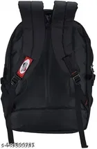 Polyester Backpack for Men & Women, Black