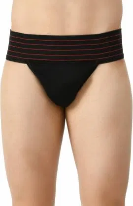 Athletic Supporter For Gym Fitness Running Daily Exercise For Men Boys And Mans Supporter Red, Black (Size-M,Pack of 1)