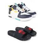 Combo of Sports Shoes & Sliders for Men 