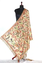 Art Silk Printed Dupatta for Women & Girls, Yellow 