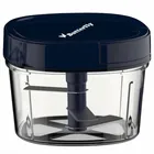 Plastic Manual Butterfuly Vegetable Chopper (Black, 600 ml)