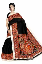 SVB साड़ी भागलपुरी सिल्क साड़ी विद ब्लाउज पीस 