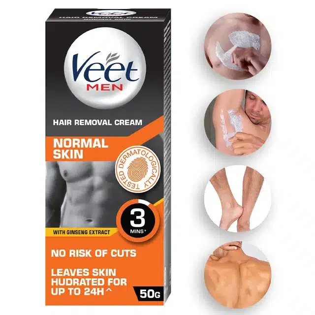 वीट हेयर रिमूवल क्रीम फॉर मेन नार्मल स्किन 50 g