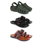 Combo of Clogs with Slippers for Men 