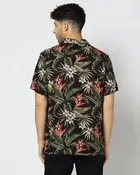 100% Cotton Half Sleeves Floral Shirt for Men 