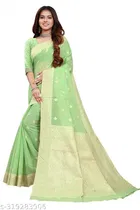 Cotton Zari Woven Saree for Women 