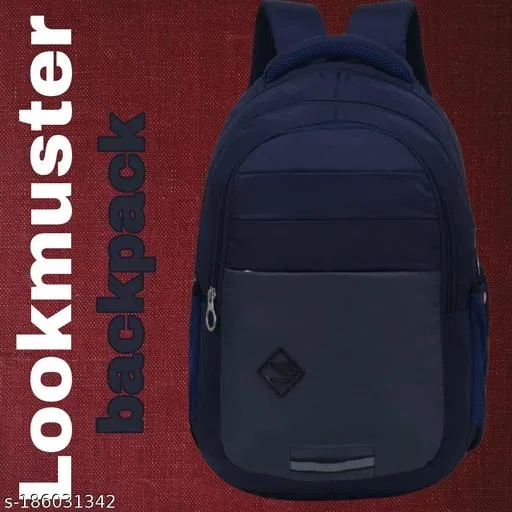 Nylon Backpack for Men & Women, Blue