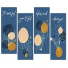 KC Arts Artistic 4pieces Wall Hanging 16x12inch