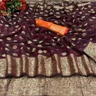 Jacquard Printed Saree for Women 