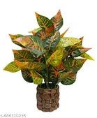 Plastic Artificial Flower With Pot,Multicolour