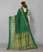 Printed Saree with Unstitched Blouse Piece for Women 