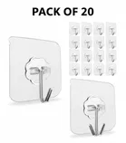 Plastic Wall Hooks, Transparent 