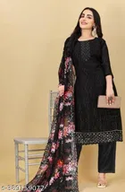 Striped Unstitched Suit for Women 