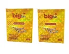 Bigfun Mixed Fruit Flavored 3 Pcs Dotted Ribbed & Contoured Condom 