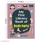 Super Cute Toddlers Coloring Bag + My First Library Book of Body Parts – Set of 2 Fun and Educational Books for Toddlers