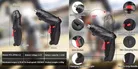 Shopper52 Electric Cordless Screwdriver Kit Set with USB Cable for Home Office 
