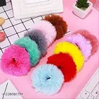 Elastic Hair Ties Ponytail Holders for Girls & Women, Multicolour, Pack of 12