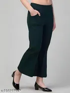 Cotton Blend Trouser for Women 