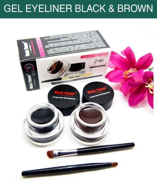 Lenon Makeup Accessory Music Flower Gel Eyeliner (D71)