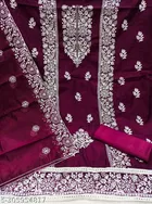 Embroidered Unstitched Suit for Women 