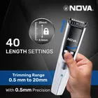 NOVA NHT 1054 Trimmer 100 min Runtime 40 Length Settings  