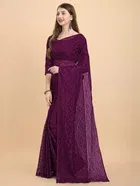 Net Floral Saree for Women 