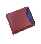 Faux Leather Wallet for Men (Brown)