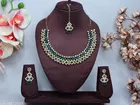 Green Free Size Necklace Set for Women