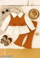 Cotton Blend Clothing Set for Girls, Pink 