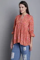 Cotton Printed Top for Women 