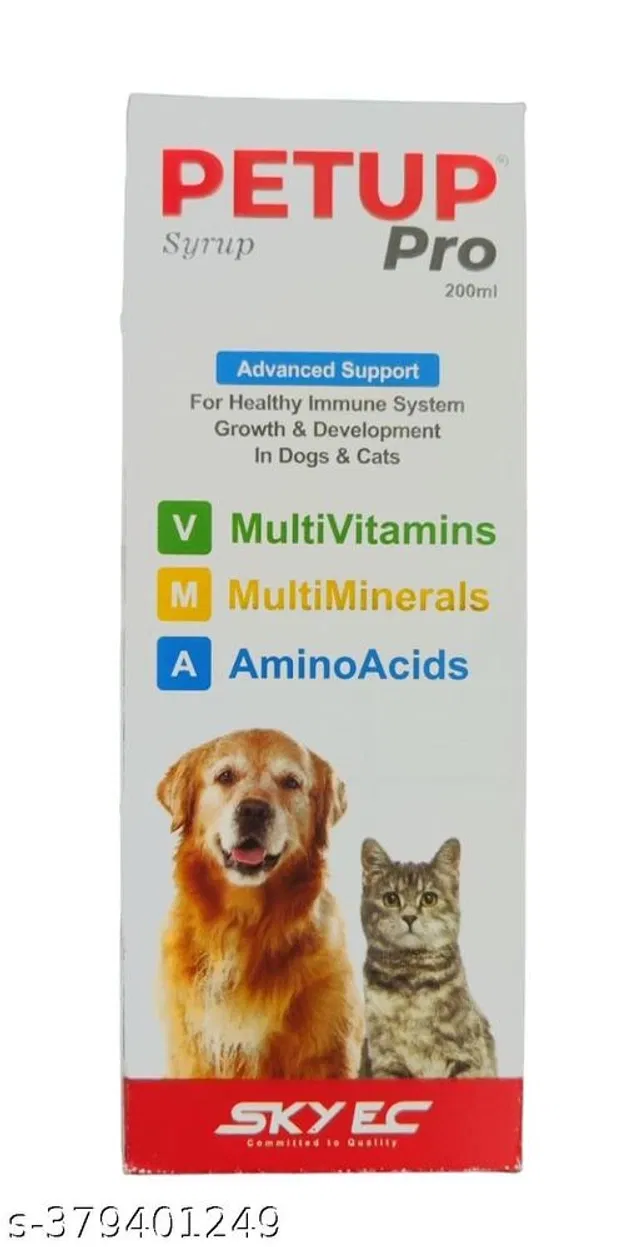 Petup Pro Multivitamins, Multiminerals and Aminoacids for Dogs & Cats (200 ml)