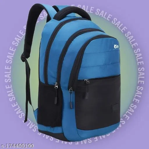 Polyester Backpack for Men & Women, Blue