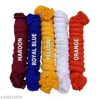 Cotton Blend Solid Dupatta for Women 