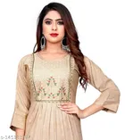 Rayon Slub Printed Kurti for Women 