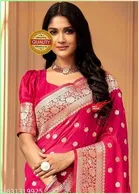Kanjeevaram Zari Woven Saree for Women 