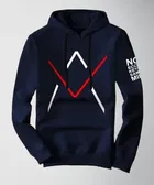 Fleece Printed Hoodie for Men 