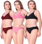 Silk Blend Lingerie Set for Women 