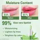 Color Change Lipstick Lip Blam, Long Lasting Magic Temperature Nutritious Lips Makeup Aloe Vera Lip Gloss Set Aloe Vera Lipstick, Matte Finish 
