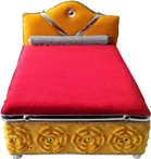 Brass Kamdhenu Cow with Calf Statue 