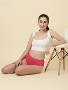 Cotton Solid Briefs for Women, Pack of 1 