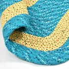 Polypropylene PP Doormat, Blue, Pack of 2 