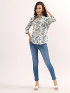 Rayon Printed Shirt for Women 