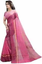 SVB साड़ी पोलीकॉटन सिल्क साड़ी 